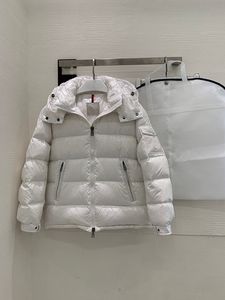 Vestes Parkas en duvet de canard blanc pour femme, manteaux courts et Slim avec fermeture éclair et rayures, collection printemps-automne 2023, MKWN002