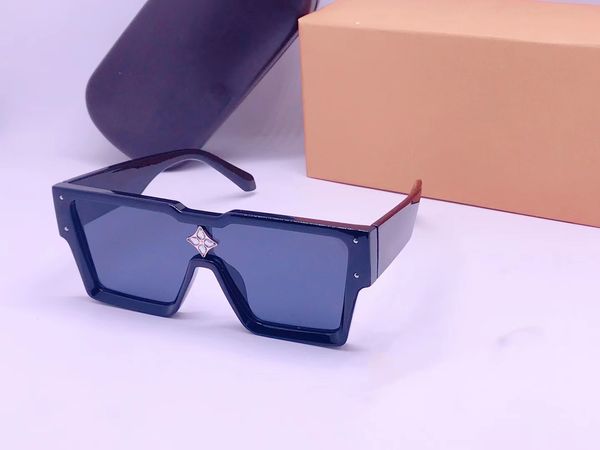 2023 printemps nouveau designer lunettes de soleil cyclone lunettes de soleil carrées de luxe de haute qualité porter des lunettes de mode de célébrités en ligne confortables