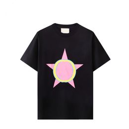 2023 Spring Summer Heren T-shirts Designer Luxe T-shirt Star Big Letter Print T Shirts Fashion Dames kleding Ronde Hals Casual katoenen T-shirt Tops T-shirt