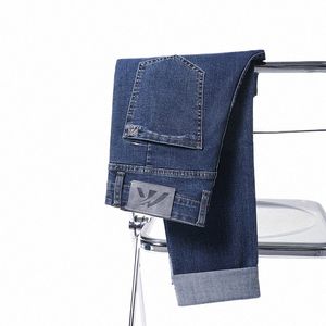 2023 Spring Summer Slim Fit Stretch Denim Jeans Premium Vêtements Pantalons décontractés nostalgiques Nouveau pantalon léger vintage B7EK #