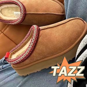 Dames Tazz Slippers Designer Australië Dames Boot Tasman Slipper Sneeuw Winter Schapenvacht Laarzen Klassieke Ultra Mini Suede Wol Enkellaarsjes Maat 35-44