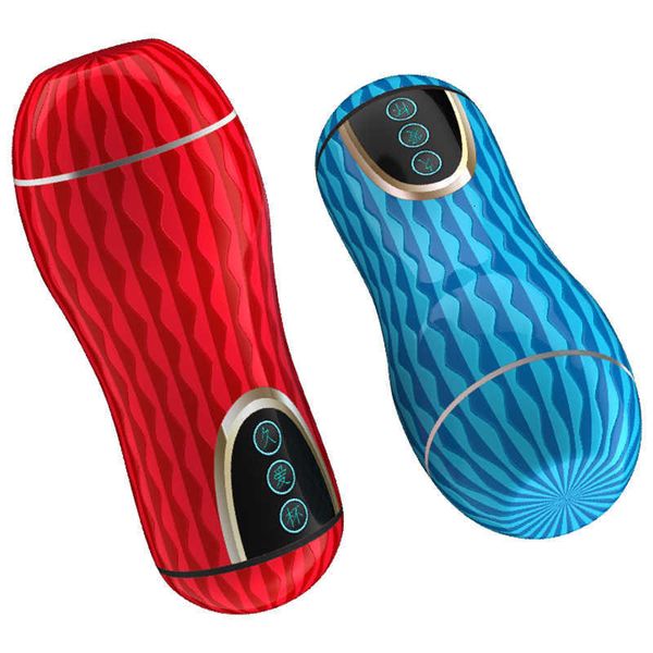 2023 Sucker Pussy Massager Taza masturbadora masculina para hombres Pene Mamada Chupando Máquina sexual Vagina real Vacío Bolsillo Coño Masturbación Juguetes para adultos