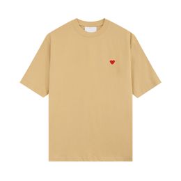 2023 verão amisweater moda paris algodão t camisa masculina causal o-pescoço básico camiseta masculina qualidade clássica topos e2bw
