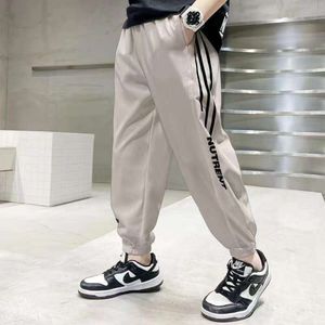 2023 Zomer Anti-Mosquito Boys and Girls Dunn New Children's Teens Quick Drying Sports Pants broek L2405