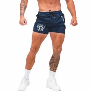 2023 Summer Bodybuilding Shorts Hombres informales Bermuda Dry Bermuda Fitn Crossfit Pantalones de entrenamiento Male Beach Swim Trunks Bottoms O5Ui#