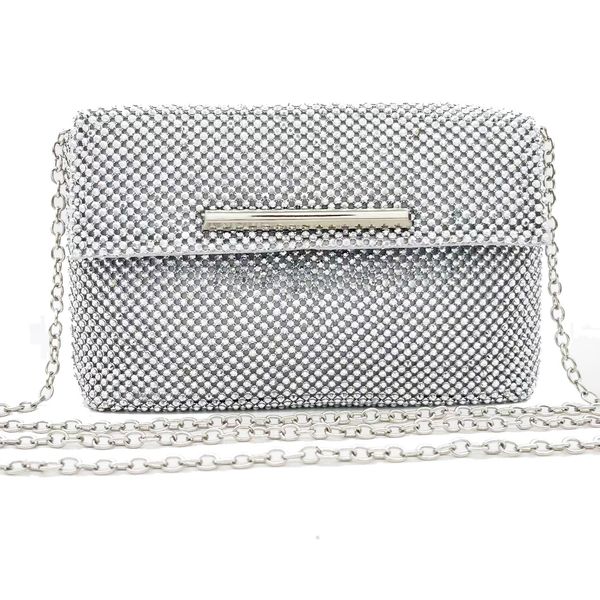 2023 Summer Casual Cadena Hecho a mano Bolsa de hombro Mobile Shoulder Strip-Diamond Diamonds Strip Bolsas de viaje