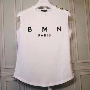 2023 Summer Designer Mode Femme T-shirt sans manches en coton Harajuku Street T-shirt pour hommes Sports décontractés Multiples Colo222q