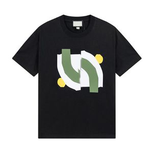 2023 Summer Designer T-shirts pour hommes luxe Co-branding col lettre impression TShirts mode femmes impression POLO t-shirt casual tshirt noir