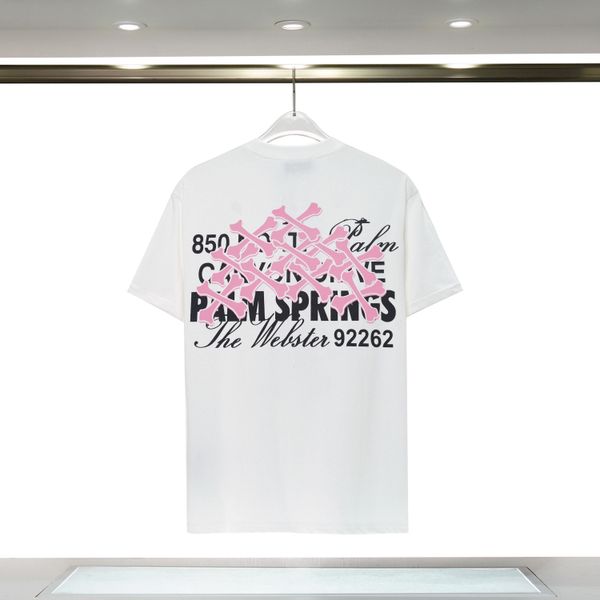 2023 Diseñador Estilista Camisetas Hombres Moda Arco iris Carta Imprimir Camisetas Hombres Mujeres Manga corta Hip-Hop Streetwear Algodón Camiseta Tamaño asiático Ropa S-3XL