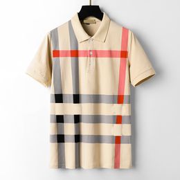 2023 Moda de verano Polos Camiseta Hombre Camiseta casual Bordado Medusa Polo de algodón High Street Collar Polos Camisas Nuevo estilo de moda