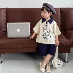 2023 Summer Kids Clothing Sets Boy Casual Children's Wear Baby Boys Camiseta Camiseta 2 piezas ropa