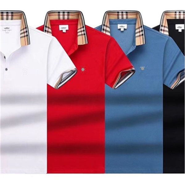 Polo de créateur T-shirt Casual Imprimer Polo classique Solide T-shirt respirant Slim Fit à manches courtes Tee-shirt pour hommes T-shirts pour hommes Lettres 3D Bos Tops Vêtements de qualité M-XXXL