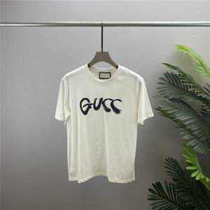 2023 Summer Mens Designer T-shirt Casual man Dames T-stukken met letters afdrukken Korte mouwen