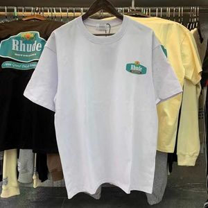 2023 Summer Mens Designer T-shirt Rhude Chemises décontractées Homme Femmes Tees Manches courtes Top Vendre Luxe Hommes Hip Hop Vêtements US TAILLE ch20