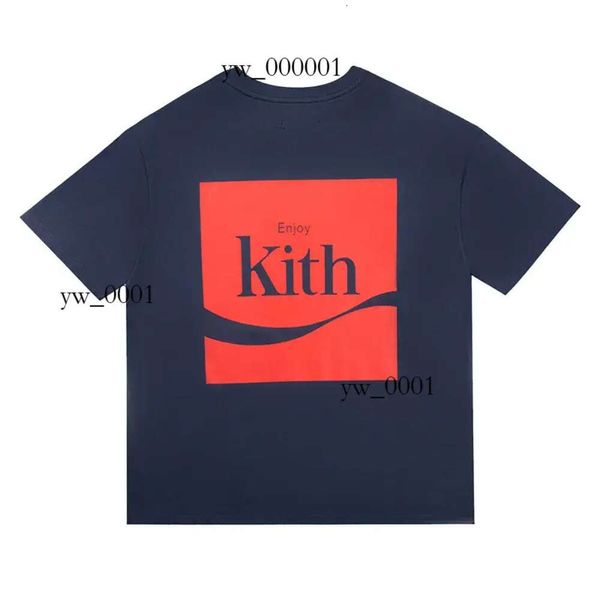 2023 Été Hommes Designer T-shirts Tendances Marque KITH Lapin Papier Coupe Araignée Imprimer Col Rond Lâche Casual Coton T-shirt Hommes et Femmes 9824 6663