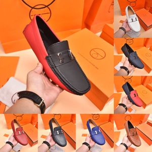 Mocasines de diseñador de cuero genuino para hombre de verano 2023, zapatos de conducción hechos a mano, mocasines de lujo italianos informales para hombre, mocasines de marca para hombre