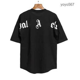 2023 Summer Mens Palms Angels T Shir Graffii T-shir Palms Palmangel Ciy Designer Limied Inkje Graffii Leer Prining Angels Shir Angles Tees LW3Y