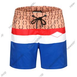 2023 Summer Mens shorts designer Luxury Beach pants versión pantalón corto moda casual raya impresión patchwork malla natación troncos calzones