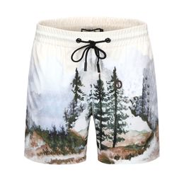 2023 Summer Mens shorts diseñador Luxury Beach pants Co-branding versión pantalón corto moda casual algodón árbol patchwork malla natación troncos calzones