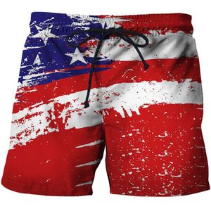 2023 Summer New Men's Beach 3d Imprimé Casual Shorts Trend 61