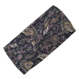 2023 Zomer Nieuwe Paisley Elastische hoofdband Vintage Bohemia Face Wash Sports Yoga Ademblage Hair Band Haaraccessoires voor vrouwen