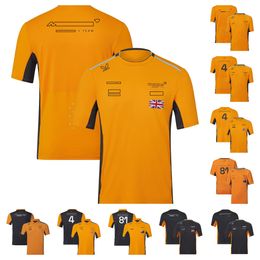 Vêtements de course à manches courtes, uniforme de l'équipe F1 pour hommes, T-shirt personnalisé décontracté à séchage rapide, 64BH, nouvelle collection été 2023