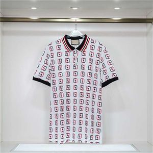 2023 Zomer Polo's Fashion Embroidery Mens Polo Shirts Classic Tiger Pattern T Shirt Men Women High Street Casual Top Tee Multi Colors P5TV