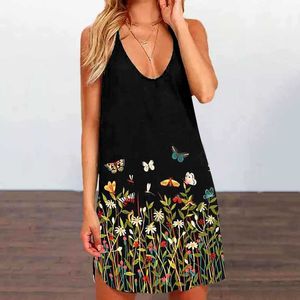 2023 Zomer Print Street Trendy Mode Stijl Ondergoed Populaire Mid Rok Half body Jurk Dames Jurk