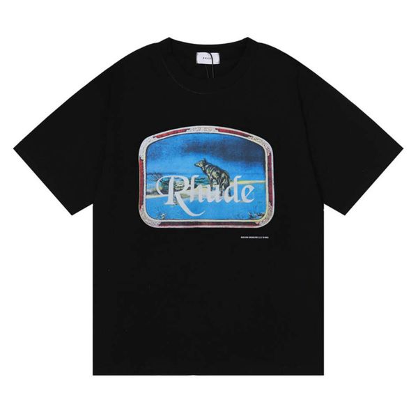 2023 Summer Rhude T-shirt T-shirt de designer pour hommes Rhude Chemise décontractée T-shirt pour hommes et femmes T-shirt à manches courtes Best-seller Hip Hop Style de mode Top pour hommes