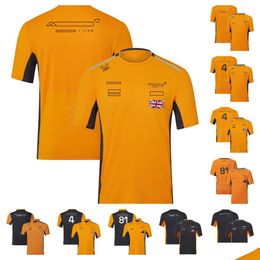 2023 Zomer Racing Kleding Met Korte Mouwen F1 Team Uniform Heren Aangepast Casual Sneldrogend T-shirt Drop Levering Dhx65