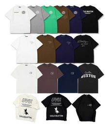 2023 Summer SS Tide Brand CB Designer Cole Buxton Mens Cotton T-shirt à manches courtes décontractées avec imprimé lettre signature