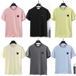 2023 Camiseta de piedra de verano para hombre para mujer camiseta de diseñador camisetas sueltas tops hombre camisa de la isla de Stoney ropa de lujo streetwear pantalones cortos camiseta de manga ropa