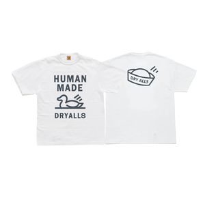 2023 Summer Swimming Ducks Imprimé HUMAN MADE T-shirts pour hommes 100% coton Tissu confortable T-shirt à manches courtes pour hommes femmes S-2XL Japan Tide Brand Tee