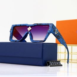 2023 Gafas de sol Gafas de sol Primavera Nuevas gafas de sol de diseño Gafas de sol cuadradas de lujo Ropa de alta calidad Cómodo modelo de gafas de moda de celebridades en línea