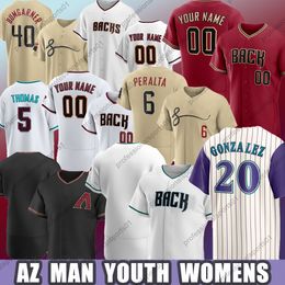 Diamondbacks Paul Sewald 2024 Jersey Corbin Carroll Ketel Marte Eduardo Rodriguez Alek Thomas Arizona Joc Pederson Geraldo Perdomo McCarthy Gallen Christian S-3xl