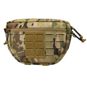 2023 Tactische Sport Outdoor Diverse Tas jacht Molle zakje Vest Uitrusting Accessoire gevechtstas Draagplaten Camo Multifunctionele Bodypack RG MC