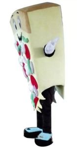 2023 Tasty Pizza Costume De Mascotte Halloween De Noël Fantaisie Fête Personnage De Dessin Animé Outfit Costume Adulte Femmes Hommes Robe Carnaval Unisexe Adultes