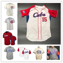 2023 Team Cuba Baseball Jersey Yoan Moncada Luis Robert Erisbel Arruebarrena Alfredo Despaigne Yadir Drake Yoelkis Guibert Roel Santos Yadil Mujica Ariel