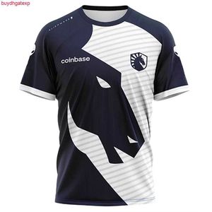 2023 Equipo ESPORTS Camisetas masculinas y femeninas Líquidos más recién jersey Juego de jersey Fans de identificación personalizada ID de verano Mase de verano Manga corta Boys Boys