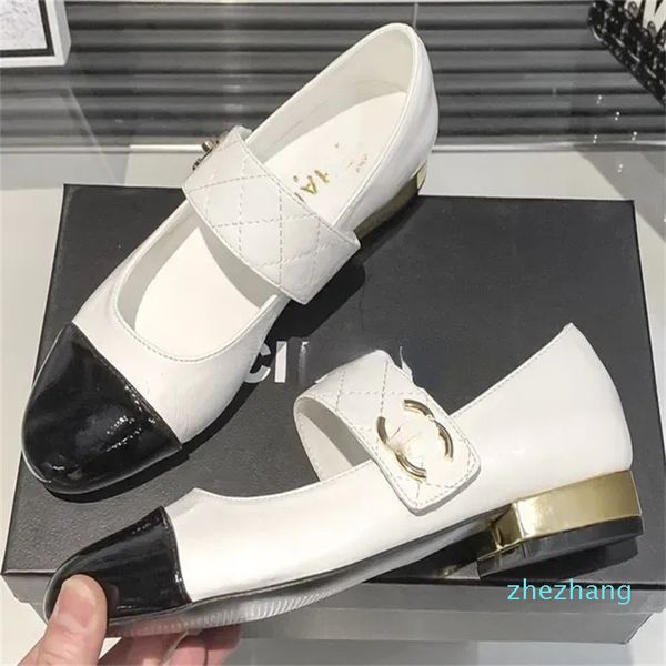2023-Temperament All Fashion Petites chaussures en cuir Casual Flat Single Shoes Semelle extérieure en cuir