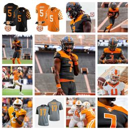 Maillot de football des volontaires du Tennessee 2023 8 Nico Iamaleava 15 Bru McCoy 53 Daevin Hobbs 1 Dont'e Thornton Jr. 85 Nathan Leacock 31 Caleb Herring 21 Omari Thomas