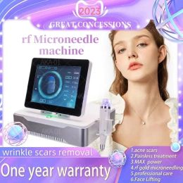 2023 The New Gold RF Fractional Micro Needle Equipo de belleza Removedor de estrías Estiramiento facial apretado de la piel