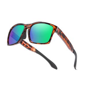 2023 De nieuwe vierkante outdoor eyewear ultra licht frame sport oogzorg hd -film gepolariseerde zonnebril