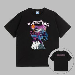 2023 The Wizard of Doom Letter Graphic Tee Hommes Designer T-shirts UNDEFEATED UNDFTD Japon Hommes Femmes T-shirt unisexe 100% coton Casual T-shirts surdimensionnés S-2XL