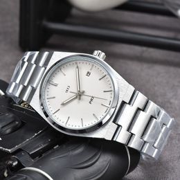 2023 Tisso Horloges voor Mannen 2023 Nieuwe Heren Horloges Drie naalden Automatisch mechanisch Horloge 1853 Top Luxe Merk Stalen Band Herenmode PRX designer horloges a77