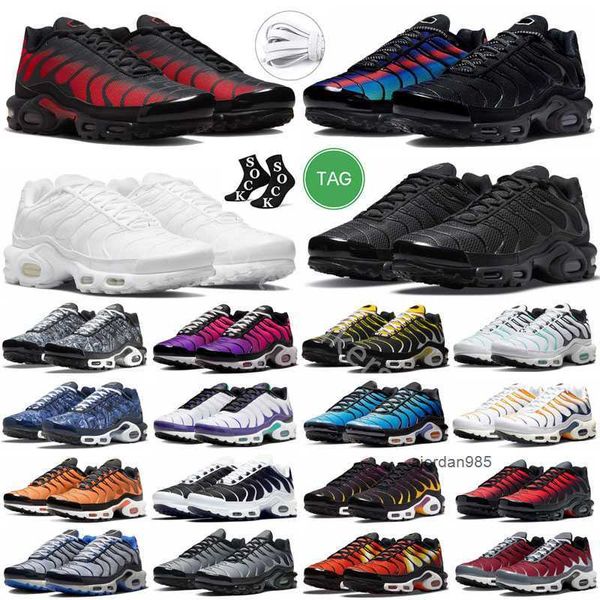 2023 tn plus chaussures de course taille 12 tns hommes femmes Unity Triple Black Hyper Jade University Blue Oreo Wild Prints Sky Psychic Grape formateurs