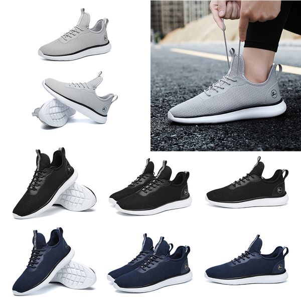 2023 top bleu coupe basse nouveau noir gris bleu hommes chaussures de course confortable pas cher respirant femmes hommes chaussure sport baskets 35-45 style 100