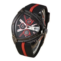 2023 Top Brand Luxury Big Dial Chronograph Quartz Watch Men Watches Sports Sports Muñeco Muñeco Reloj Man Relogio Masculino