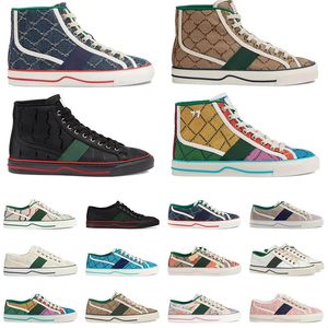 2023 top Designers Tennis 1977 sneaker canvas Luxurys Shoe Beige Blue denim jacquard lavé Femmes Chaussures Ace Semelle en caoutchouc Brodé Vintage Casual Sneakers