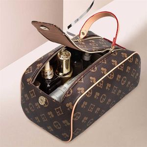 2023 TOP Dubbele rits mannen reizen toilettas designer vrouwen wassen grote capaciteit cosmetische tassen toilettas Pouch make-up tas